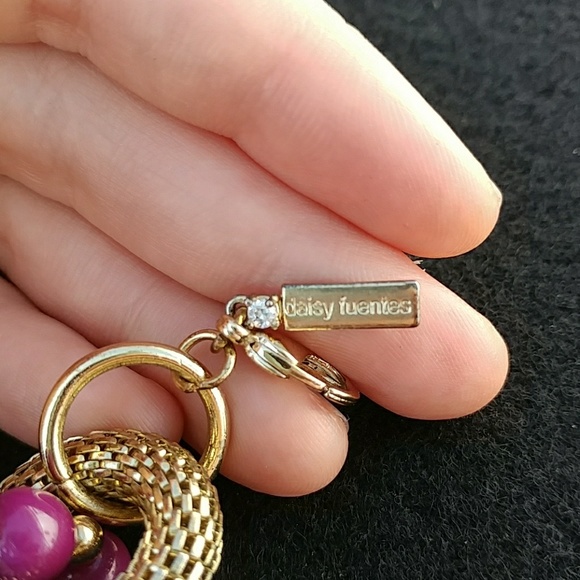 Daisy Fuentes Jewelry Daisy Fuentes Purple And Gold Bracelet Poshmark